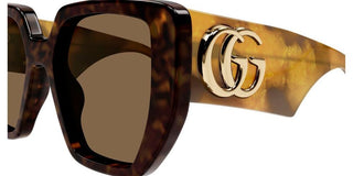 Gucci GG0956S women Havana Geometric Sunglasses