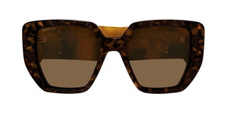 Gucci GG0956S women Havana Geometric Sunglasses