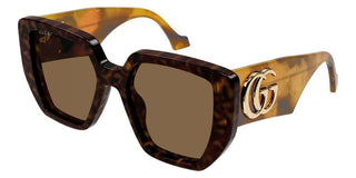 Gucci GG0956S women Havana Geometric Sunglasses