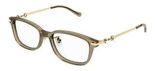 Gucci GG1129OJ women Brown Geometric Eyeglasses