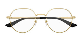 Gucci GG1232OA men Gold Round Eyeglasses