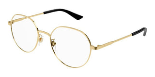 Gucci GG1232OA men Gold Round Eyeglasses