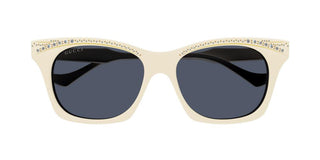 Gucci GG1299S women White Squared Sunglasses