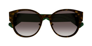 Gucci GG1304SK women Havana Round Sunglasses