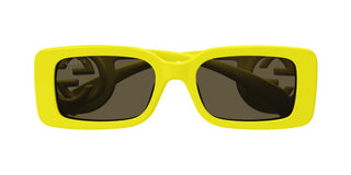 Gucci GG1325S women Yellow Rectangle Sunglasses