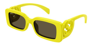 Gucci GG1325S women Yellow Rectangle Sunglasses