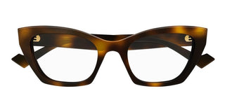 Gucci GG1334O women Havana Squared Eyeglasses