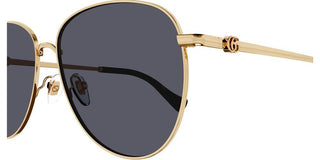 Gucci GG1419S women Gold Pilot Sunglasses