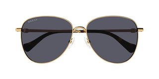 Gucci GG1419S women Gold Pilot Sunglasses