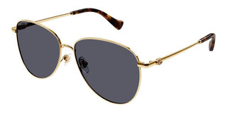 Gucci GG1419S women Gold Pilot Sunglasses