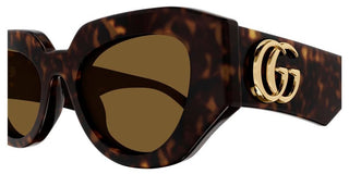 Gucci GG1421S women Havana Geometric Sunglasses