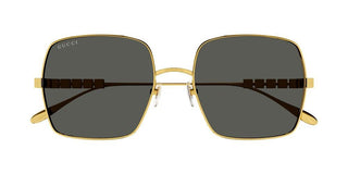 Gucci GG1434S women Gold Squared Sunglasses