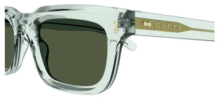 Gucci GG1524S men Green Squared Sunglasses