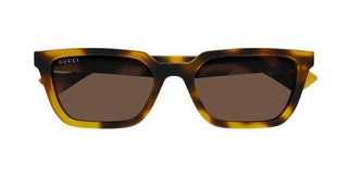 Gucci GG1539S men Yellow Squared Sunglasses