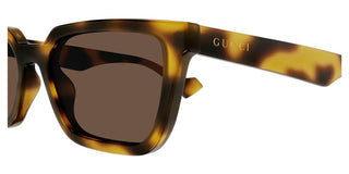 Gucci GG1539S men Yellow Squared Sunglasses