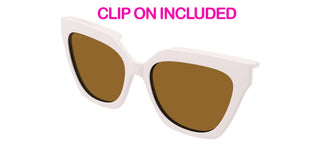 Gucci Gg1542s Women White Cat Eye Sunglasses