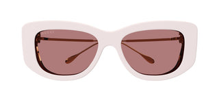 Gucci GG1566SA women Pink Squared Sunglasses