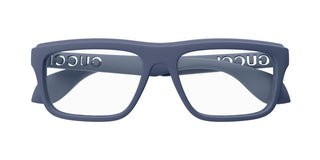 Gucci GG1572O men Blue Squared Eyeglasses