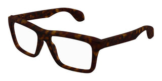 Gucci GG1573O men Havana Squared Eyeglasses