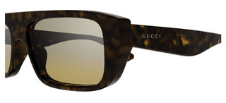 Gucci Gg1617s Men Havana Squared Sunglasses