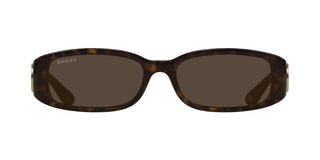 Gucci Gg1661s Women Havana Rectangle Sunglasses
