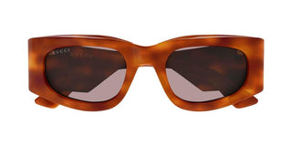 Gucci GG1664S women Havana Squared Sunglasses