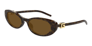Gucci Gg1680s Women Havana Oval Sunglasses