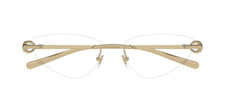 Gucci Gg1702o Women Gold Cat Eye Eyeglasses