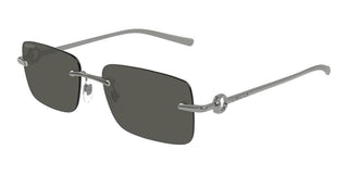 Gucci Gg1703s Men Ruthenium Squared Sunglasses