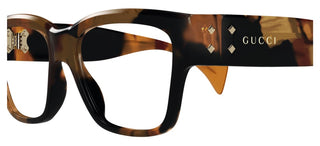 Gucci Gg1705o Women Havana Butterfly Eyeglasses