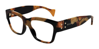 Gucci Gg1705o Women Havana Butterfly Eyeglasses