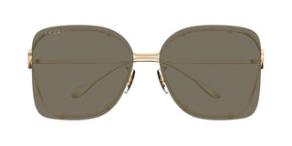 Gucci Gg1713s Women Gold Oversize Sunglasses