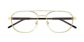 Gucci GG1800O men Gold Squared Eyeglasses