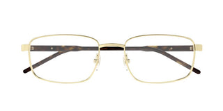 Gucci GG1801O men Gold Squared Eyeglasses
