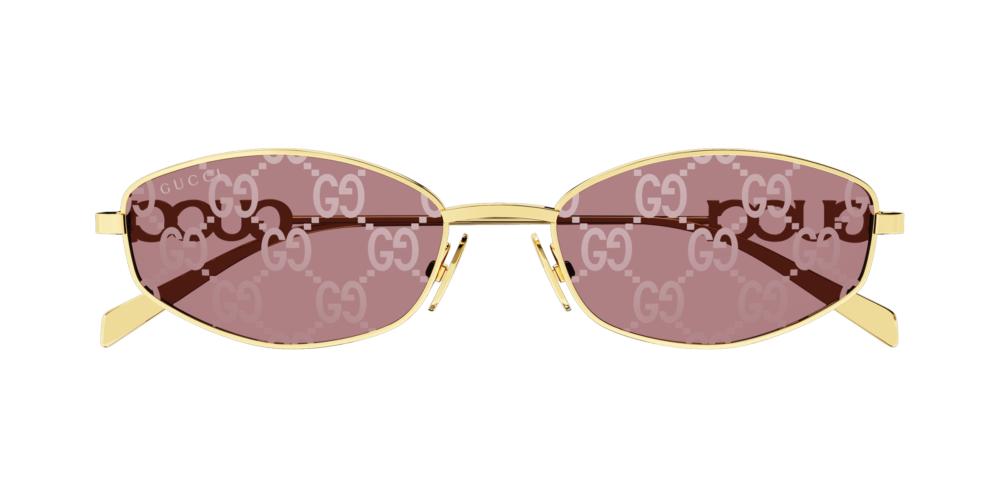 Gucci GG1802S women Gold Round Sunglasses – Otticanet USA