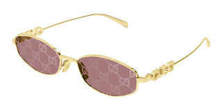 Gucci GG1802S women Gold Round Sunglasses
