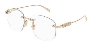 Gucci GG1806O women Gold Squared Eyeglasses