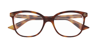 Gucci GG1816O women Havana Squared Eyeglasses