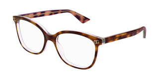 Gucci GG1816O women Havana Squared Eyeglasses