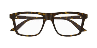 Gucci GG1820O men Havana Squared Eyeglasses