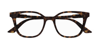 Gucci GG1821O men Havana Squared Eyeglasses