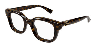 Gucci GG1831O women Havana Squared Eyeglasses