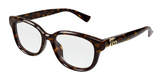 Gucci GG1833OK women Havana Squared Eyeglasses