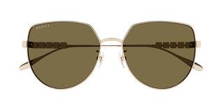 Gucci Gg1835sa Women Gold Squared Sunglasses