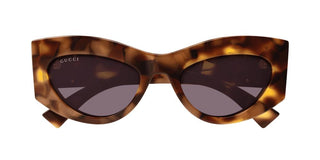 Gucci GG1843S women Havana Cat Eye Sunglasses