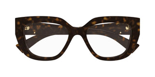 Gucci GG1847O women Havana Squared Eyeglasses