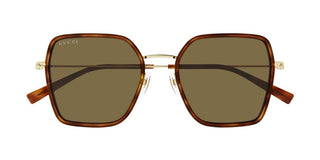 Gucci Gg1850sa Women Havana Squared Sunglasses