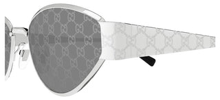 Gucci Gg1853s Women Silver Geometric Sunglasses