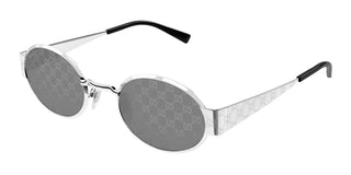 Gucci Gg1854s Men Silver Round Sunglasses