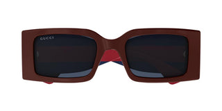 Gucci Gg1860s Women Red Squared Sunglasses